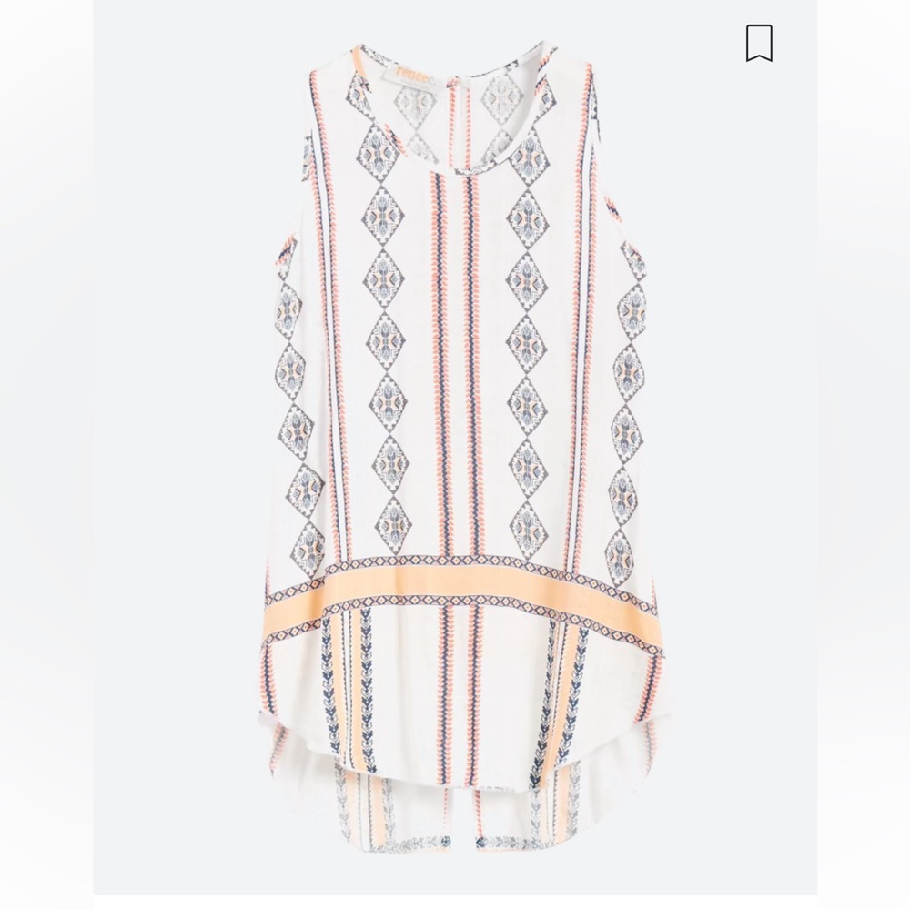 Renee C Rubia Split Back Top